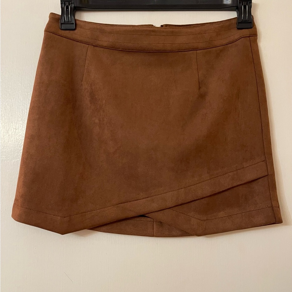 BB Dakota Tan Mini Skirt
